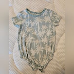 Tropical Palm Kids Bubble Onesie